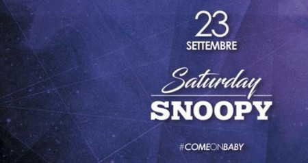 Saturday Snoopy - OPENING PARTY - NICOLA ZUCCHI - ALBY SANTORO 23 Set 2017