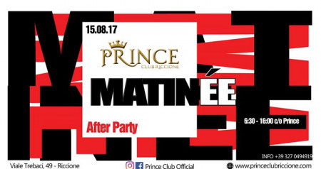 Matinee L'after party del Prince CLUB