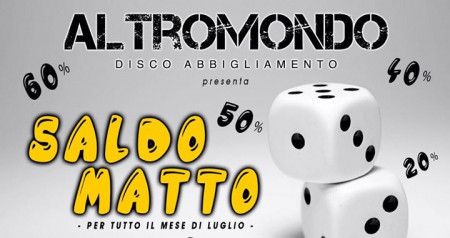 ||ALTROMONDO BOLOGNA|| presenta: ||SALDO MATTO!!||