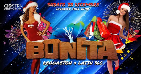 Bonita Sabato 23 Dicembre Free Entry - Latin360 Reggaeton