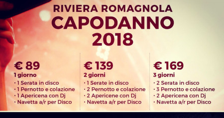 Capodanno 2018 • Riviera Romagnola
