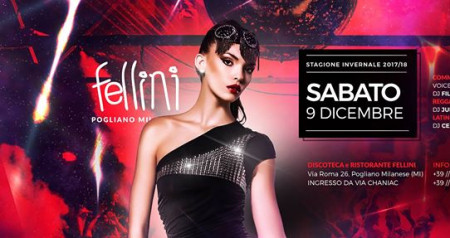 Sabato Notte • 09.12 • Discoteca Fellini