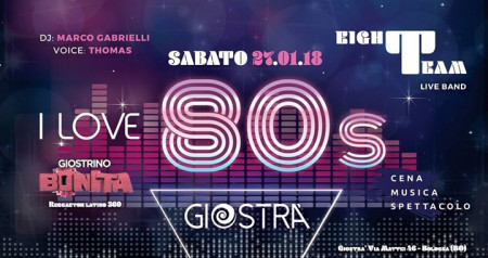 I Love 80's special guest Eight Team live band