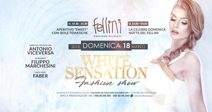 La Domenica Del Fellini • 18.03 • Aperitivo e Discoteca Fellini